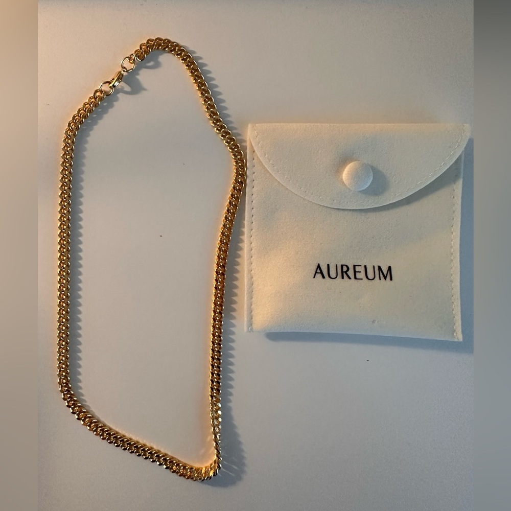Aureum Collective Emma gold plated 18” chain